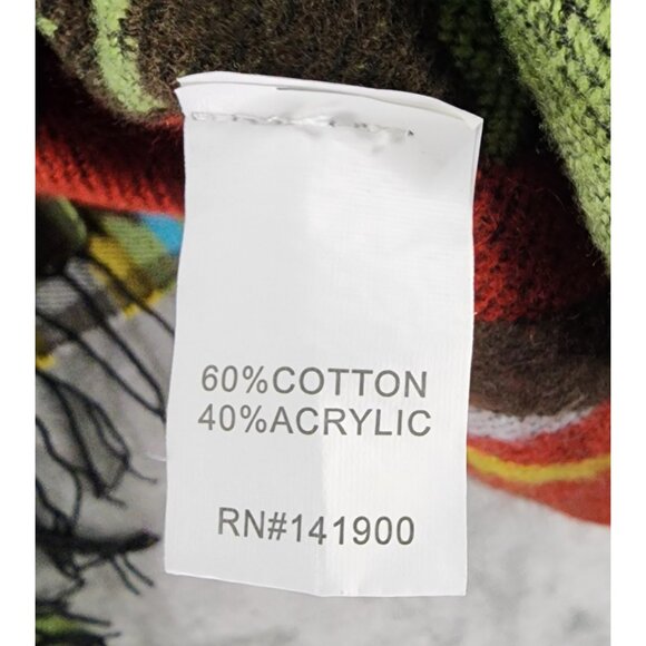 Velzera Sweater Womens One Size Southwestern Hooded Poncho Shawl Button Cardigan - Picture 11 of 12